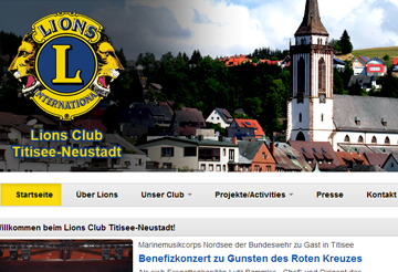 Lions Club Titisee-Neustadt Webseite